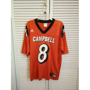 Adidas Men Jersey Size Medium Orange Campbell Vneck Short Sleeve